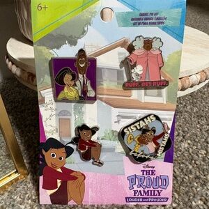 Disney The Proud Family Funko Enamel Pin Set
